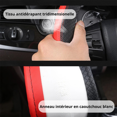 Housse de Volant de 37-38 cm en Simili Cuir Respirant