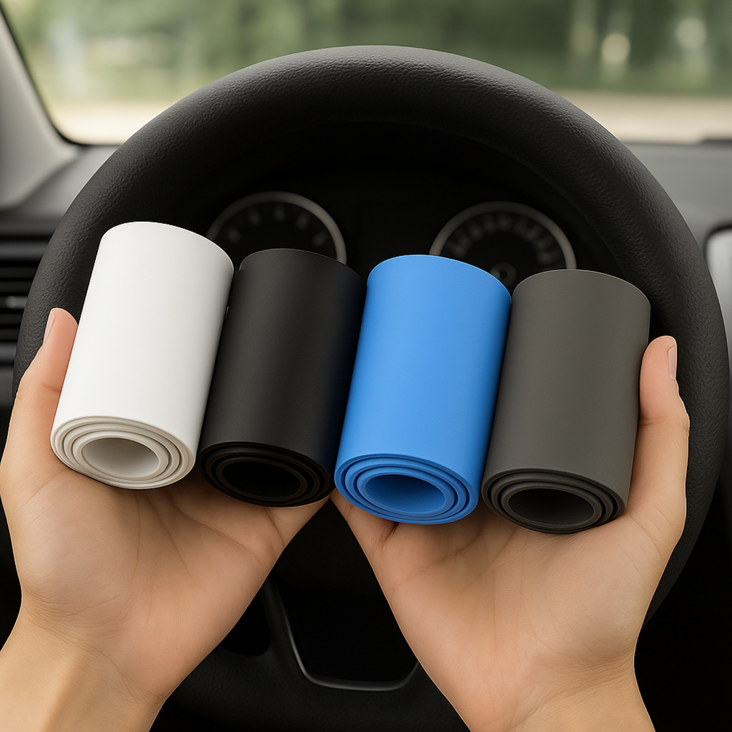 Housse de volant en silicone – antidérapante, ajustable et confortable
