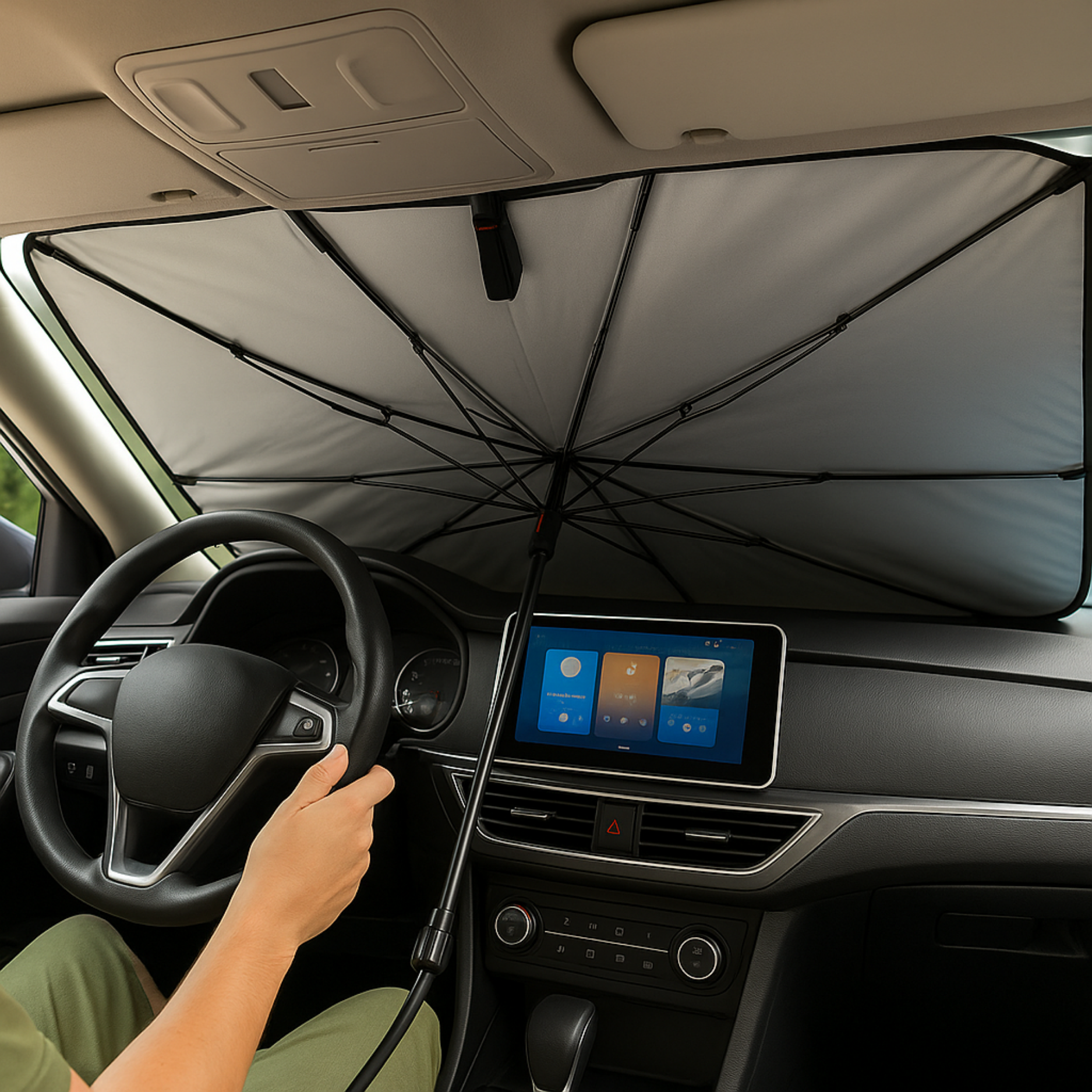 Pare-Soleil Avant Anti-Chaleur UVX 26 PRO™ – Jusqu’à -30 °C dans l’habitacle