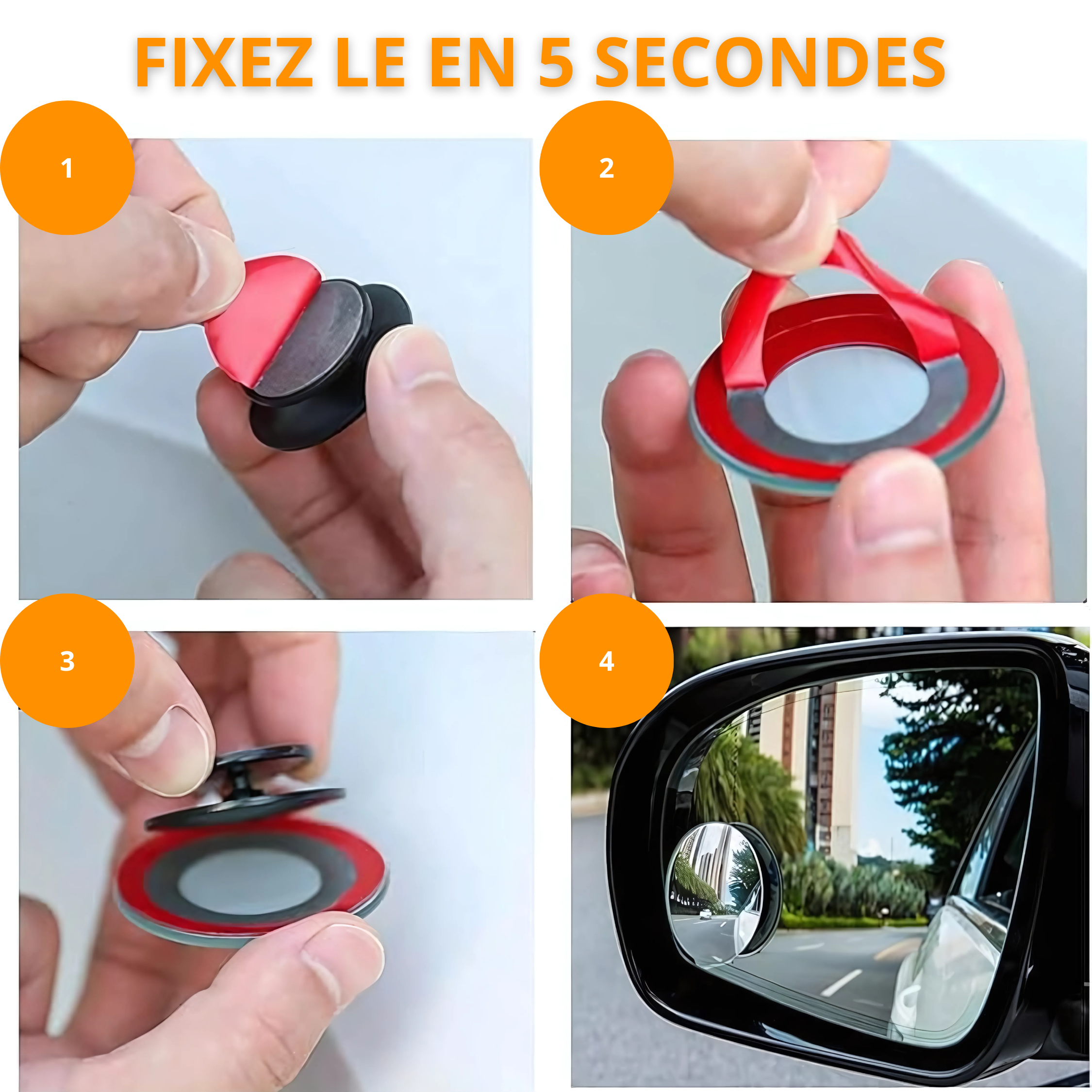 Miroirs 360° pour rétroviseurs