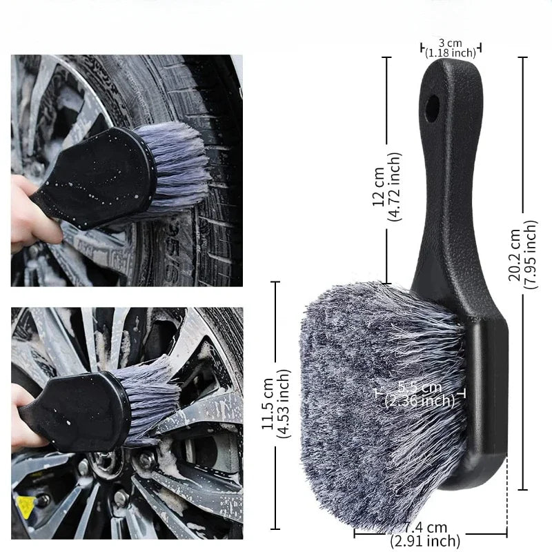 Brosse de Nettoyage Jantes Voiture – Entretien Rapide et Efficace des Roues et Pneus