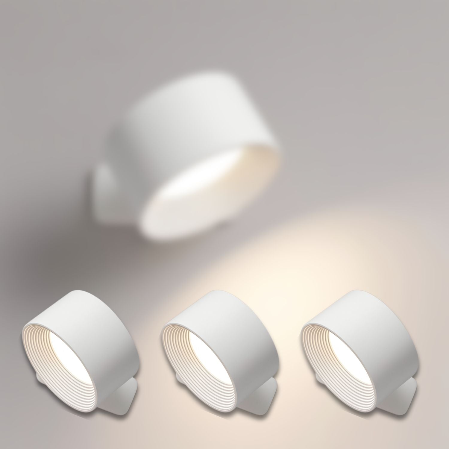 A8 pro – Lampe murale magnétique sans fil à intensité et couleurs réglables