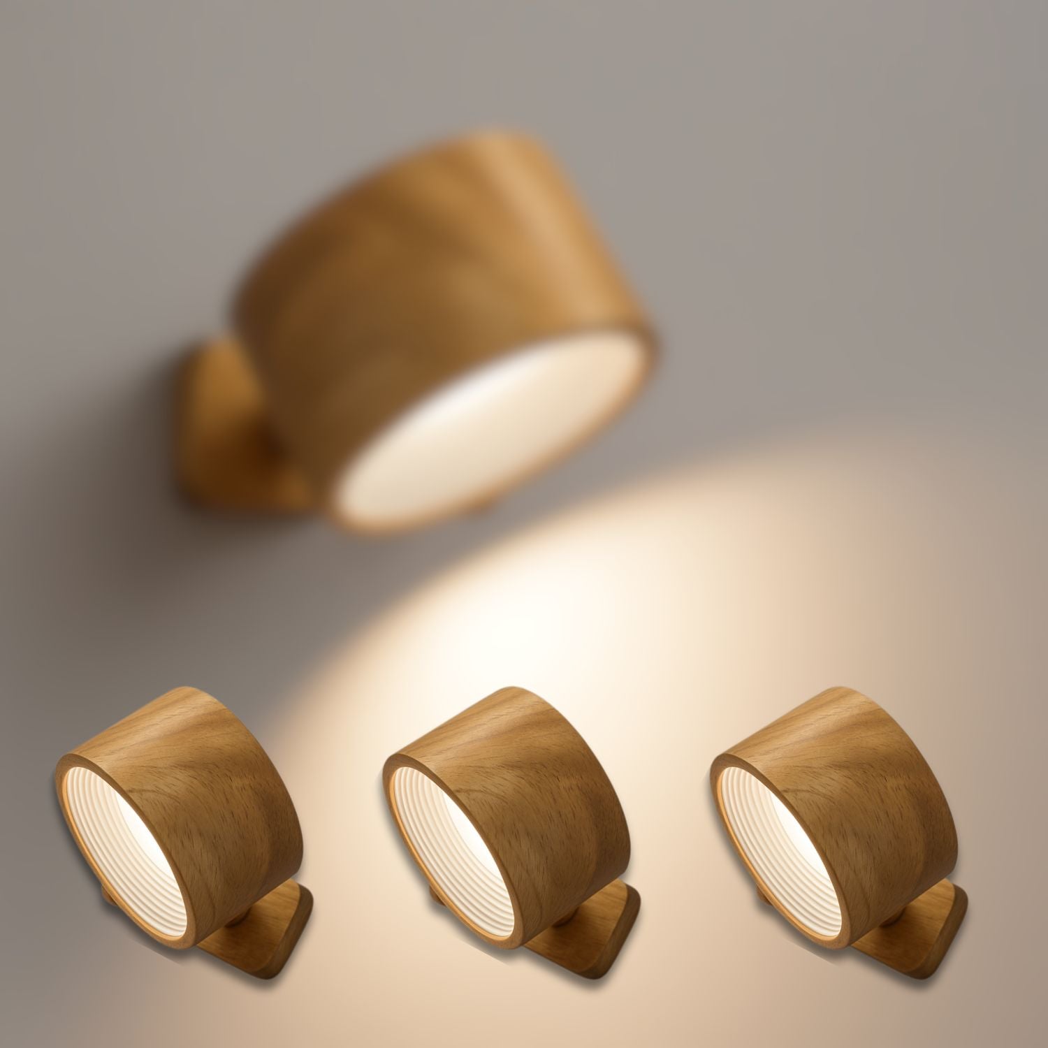 A8 pro – Lampe murale magnétique sans fil à intensité et couleurs réglables