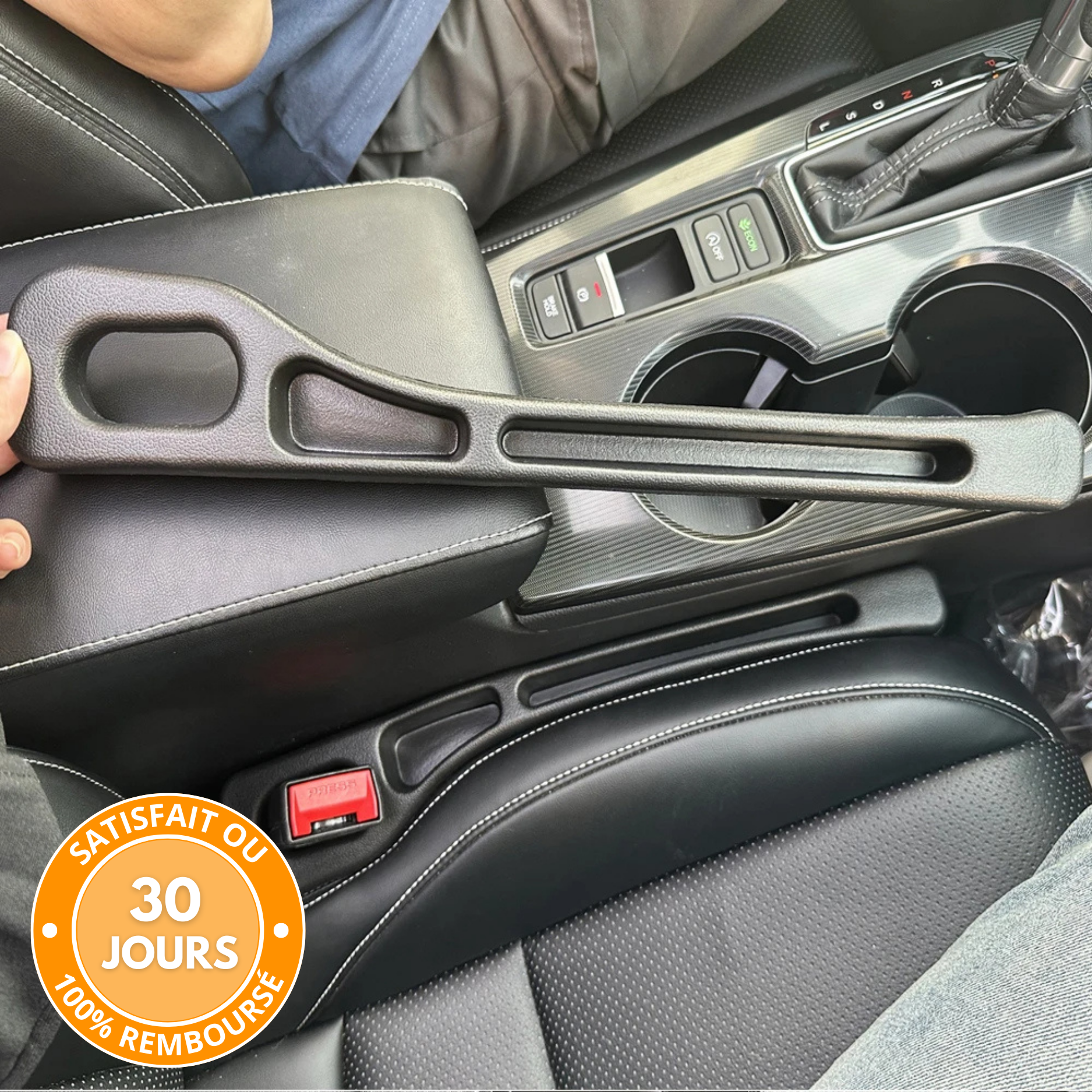 Anti-Chute Objet Voiture – Rebouche Espace entre Siège et Console (2PCS)