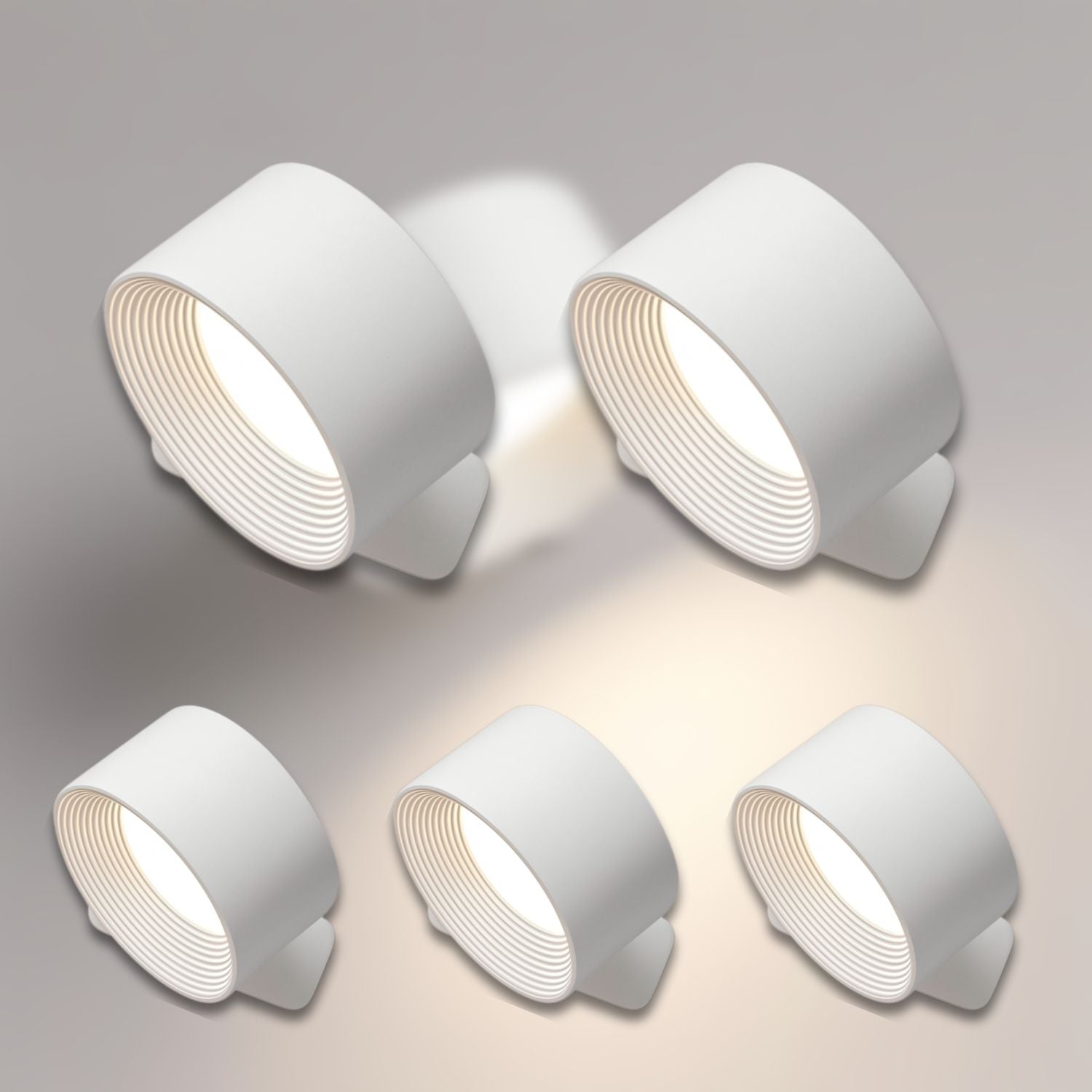 A8 pro – Lampe murale magnétique sans fil à intensité et couleurs réglables