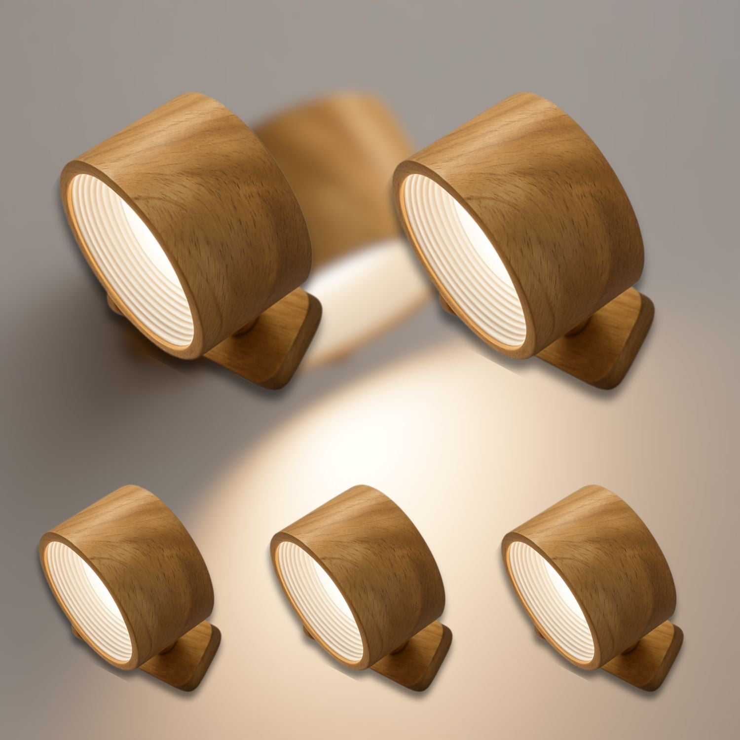 A8 pro – Lampe murale magnétique sans fil à intensité et couleurs réglables