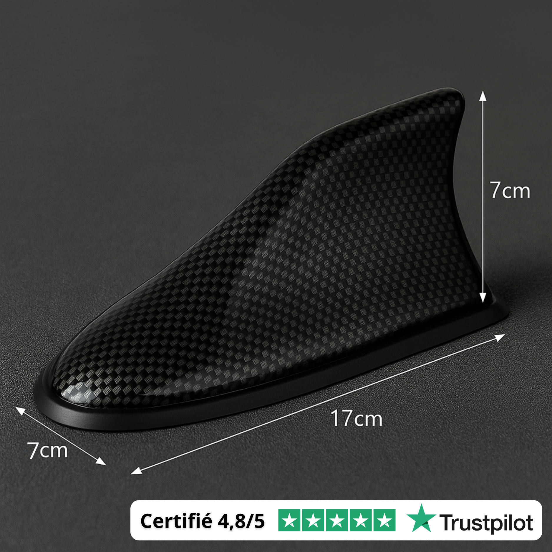 Amplificateur Antenne Voiture Shark – Meilleure Réception Radio