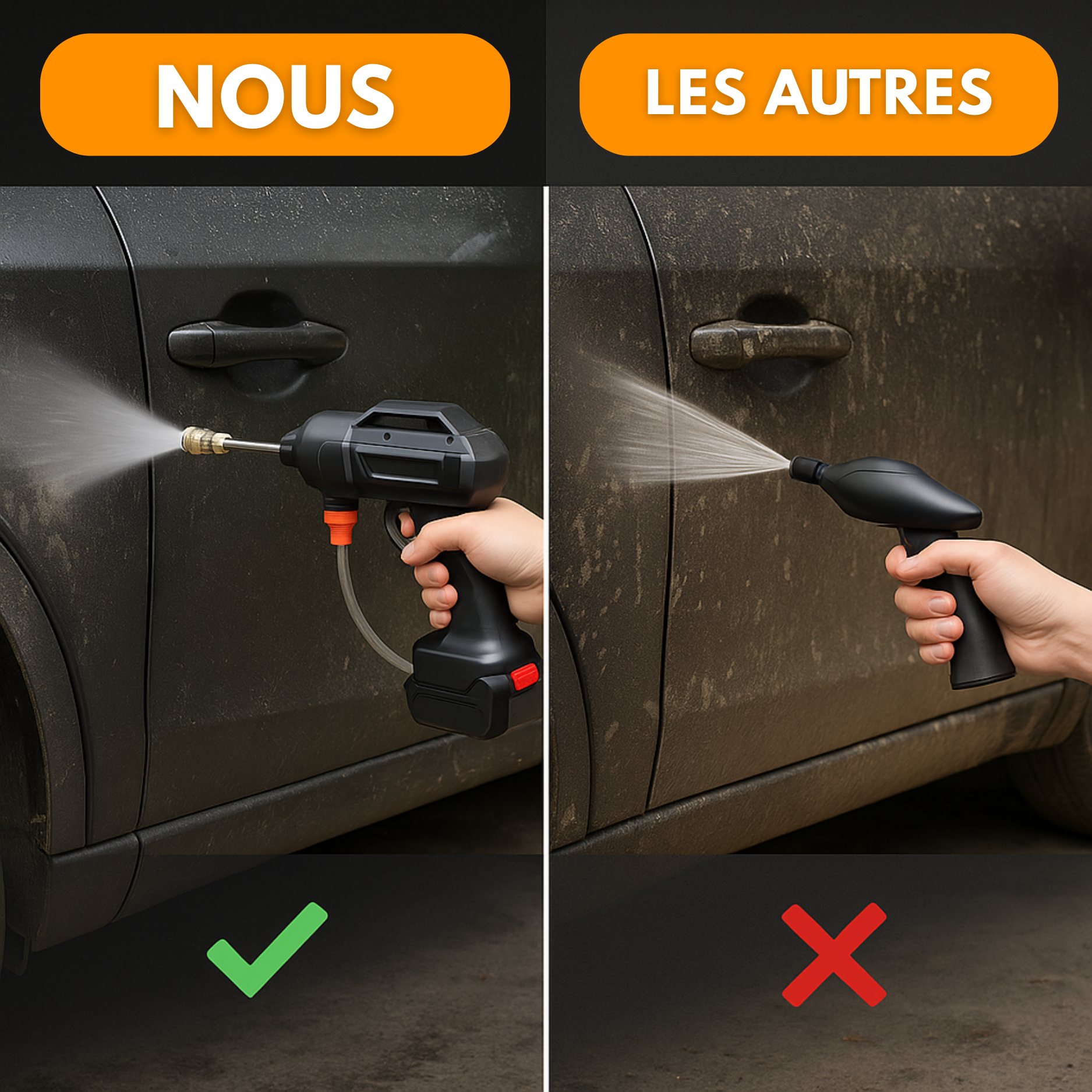 T26 PRO - Le Nettoyeur Haute Pression Sans Fil à Batterie N°1 en France