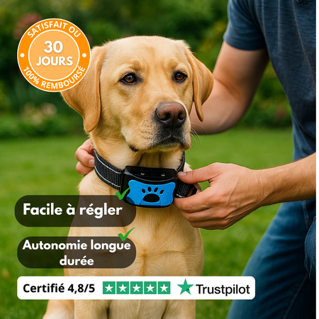 BarkSafe™ – Collier Anti-Aboiement Intelligent