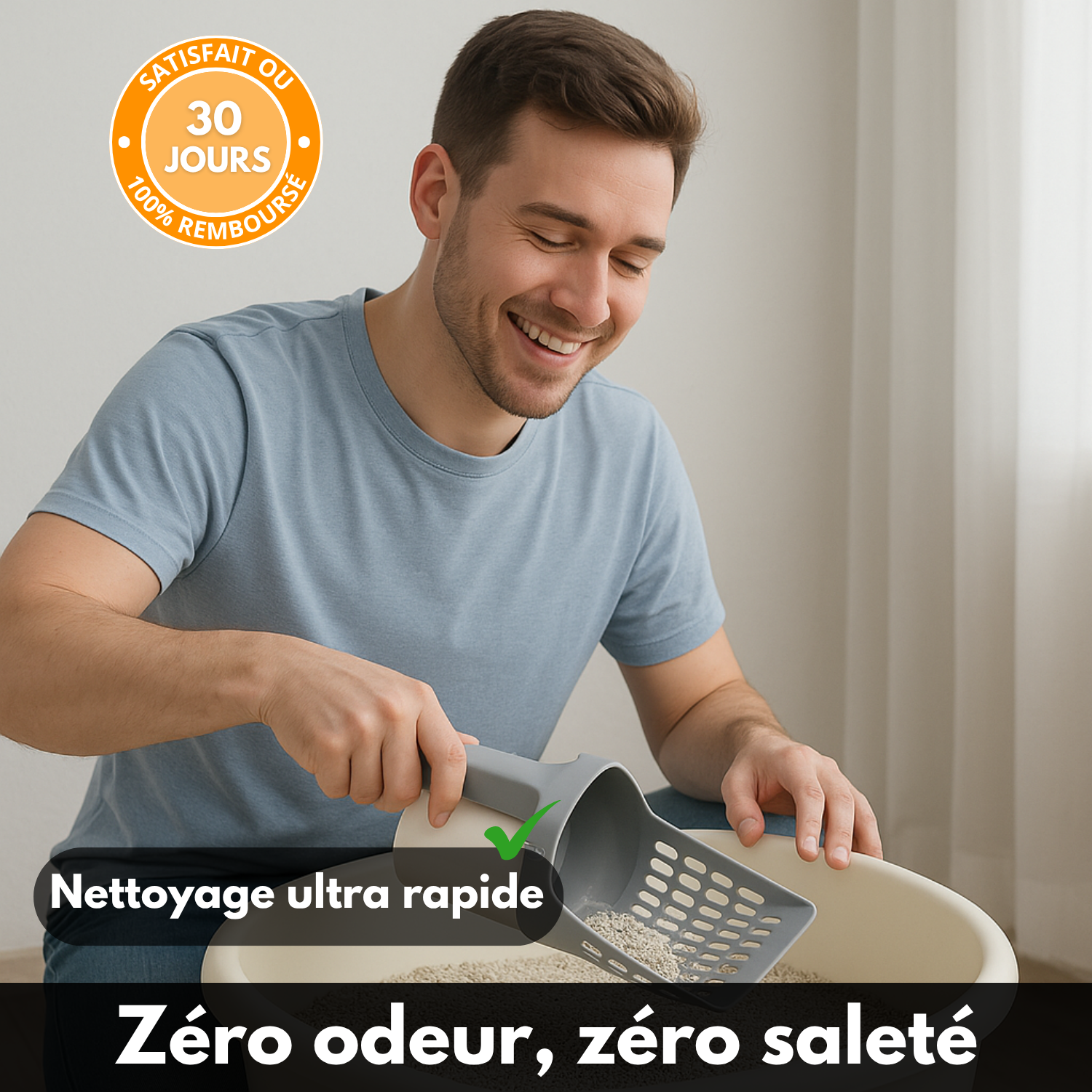 CleanScoop™ – Pelle à Litière 3-en-1 Premium