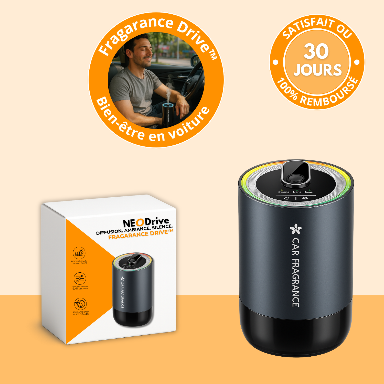 FragaranceDrive | Diffuseur d'arômes intelligent pour voiture