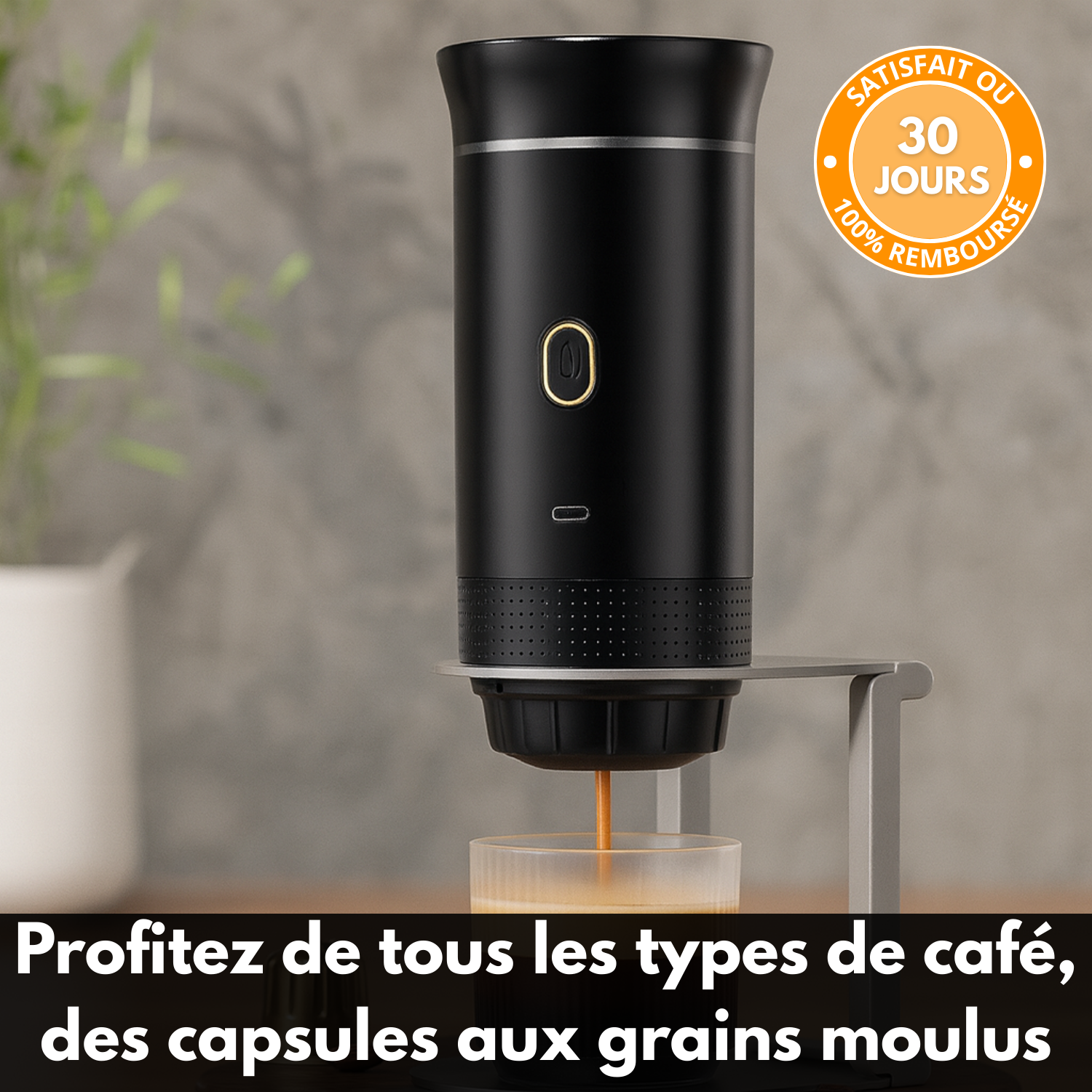 CaffioPress™ – Machine Expresso Portable 3-en-1