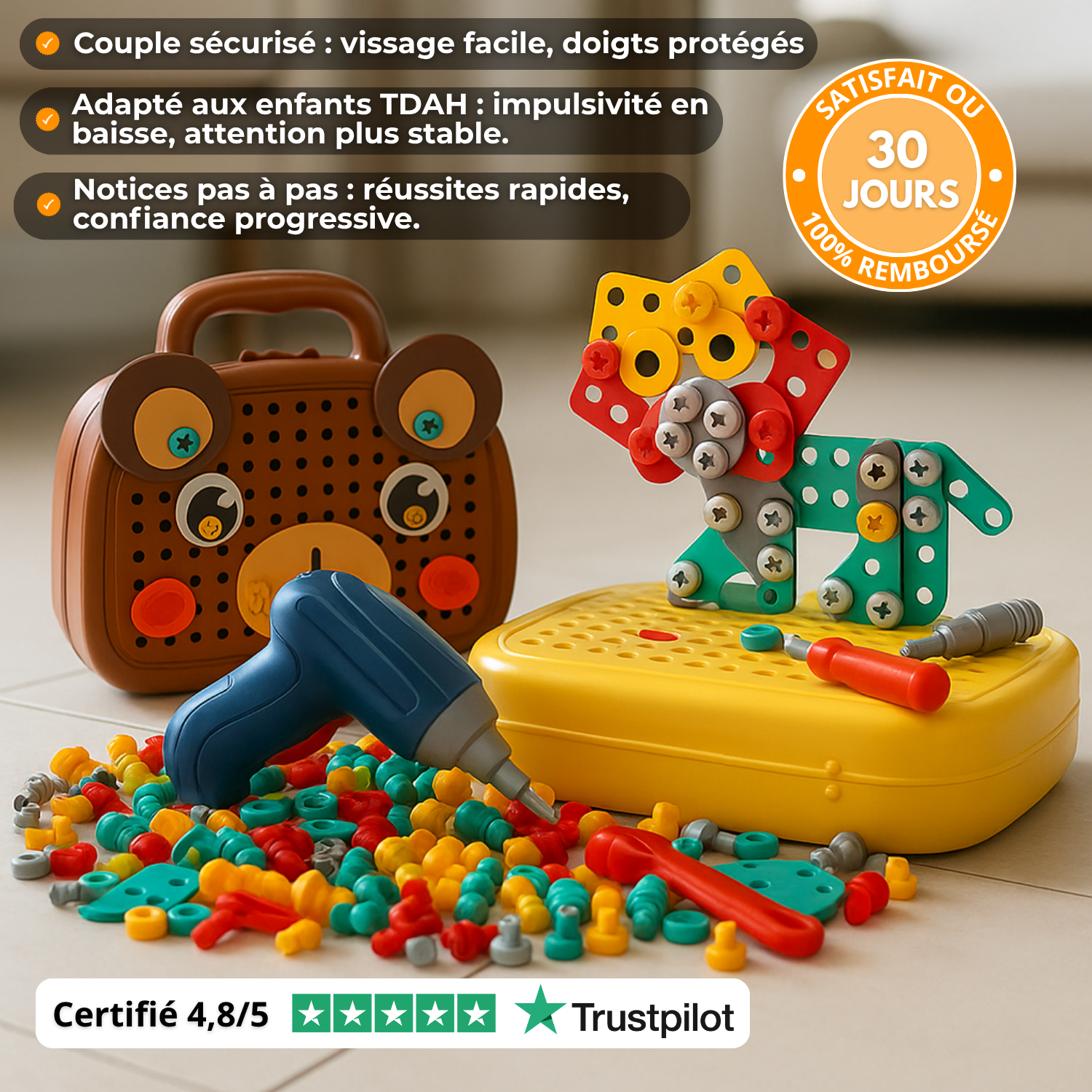 Atelier Ourson – Offrez à votre enfant l’envie de construire et d’apprendre.