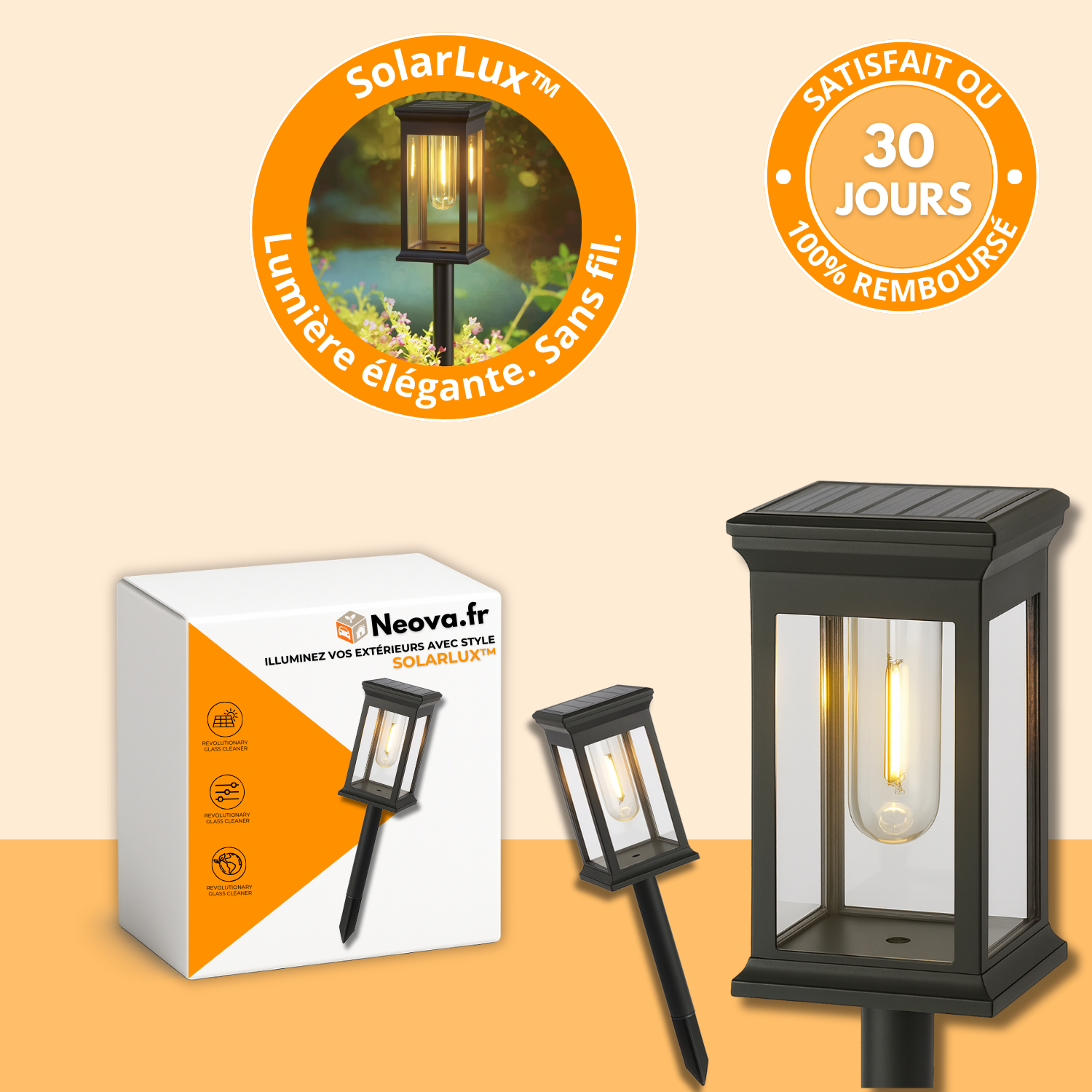 SolarLux™ – Bornes Solaires Élégance Jardin
