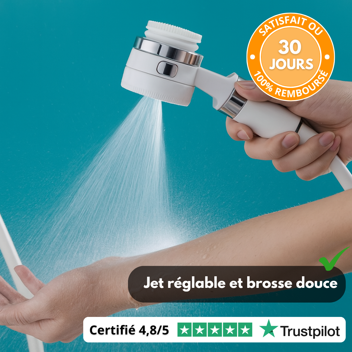 FlowJet360™ | Douche nomade haute pression