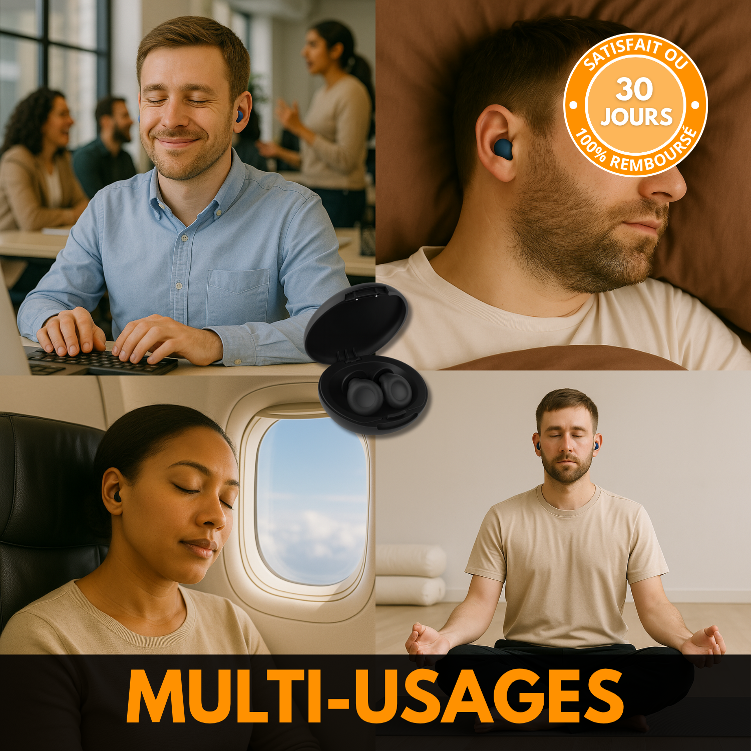 H107 PRO™ – Bouchons d’oreilles 27 dB pour un silence absolu