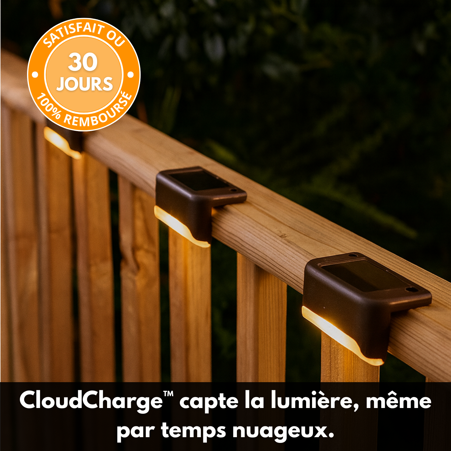 LumiStep PRO – Éclairage solaire intelligent pour extérieur sans fil