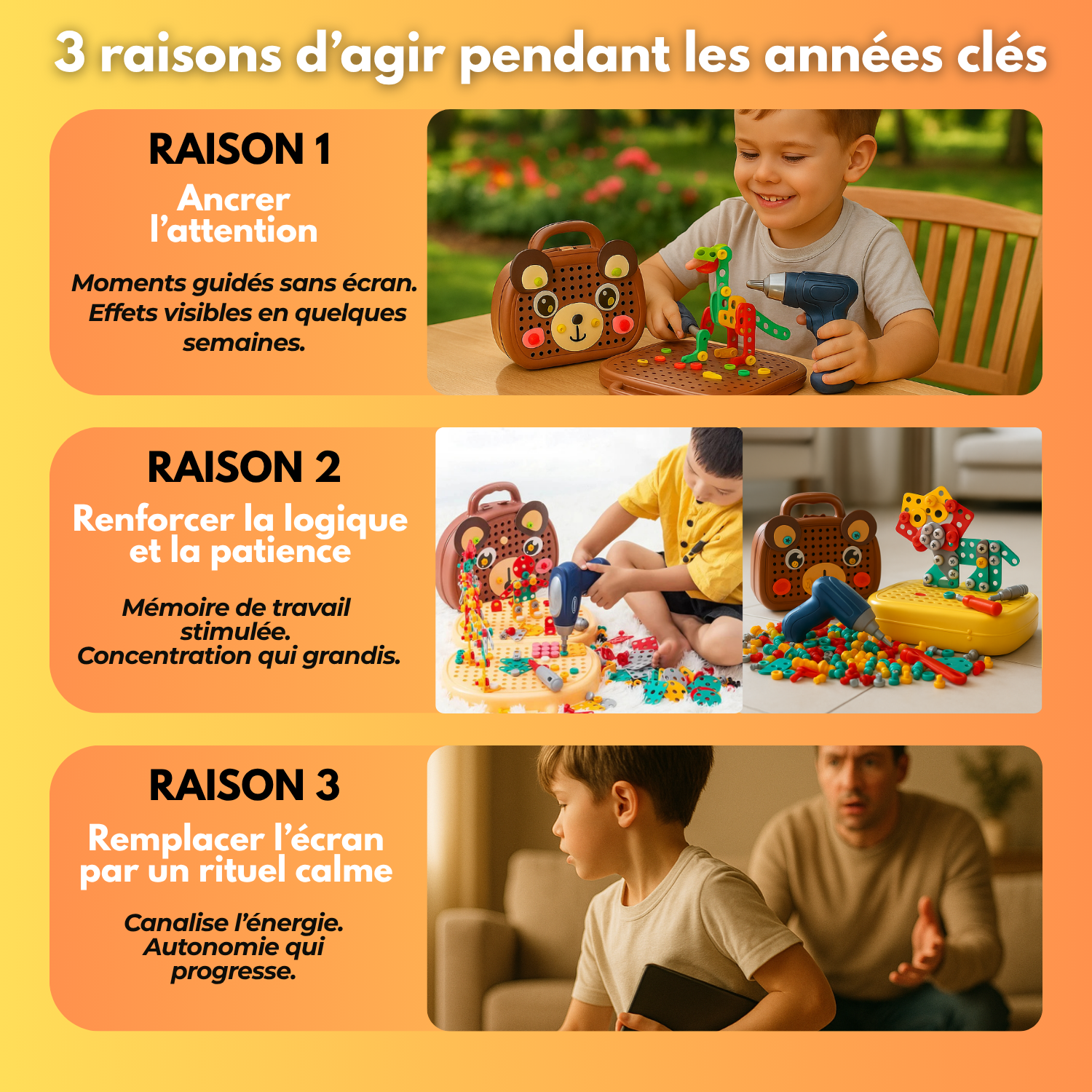 Atelier Ourson – Offrez à votre enfant l’envie de construire et d’apprendre.