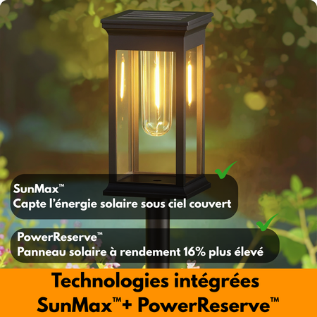 SolarLux™ – Bornes Solaires Élégance Jardin