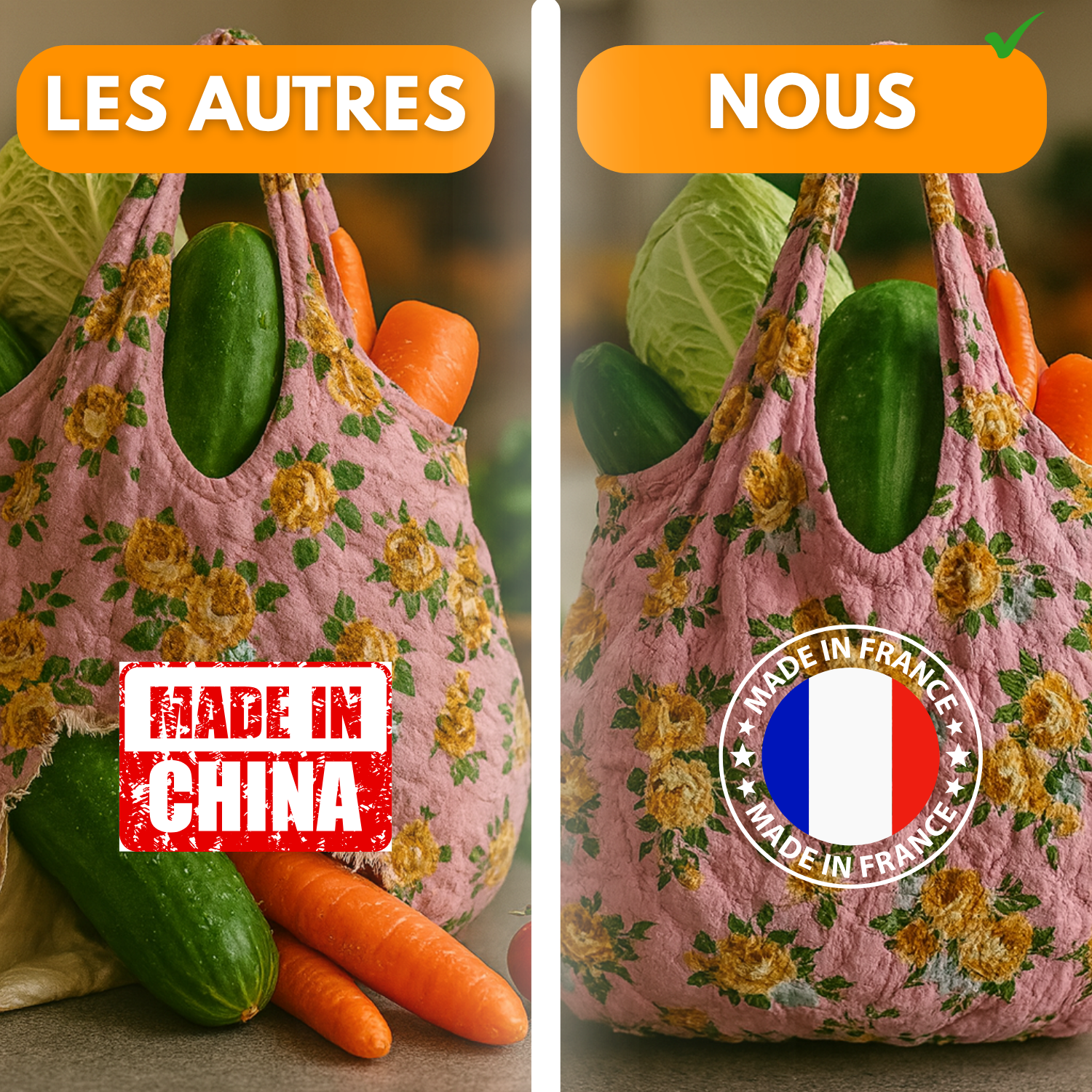 EcoBag™ – Sac extensible réutilisable et éco-responsable
