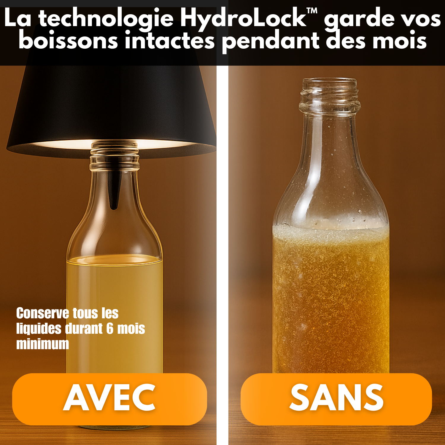 Lampes décoratives étanches pour bouteilles