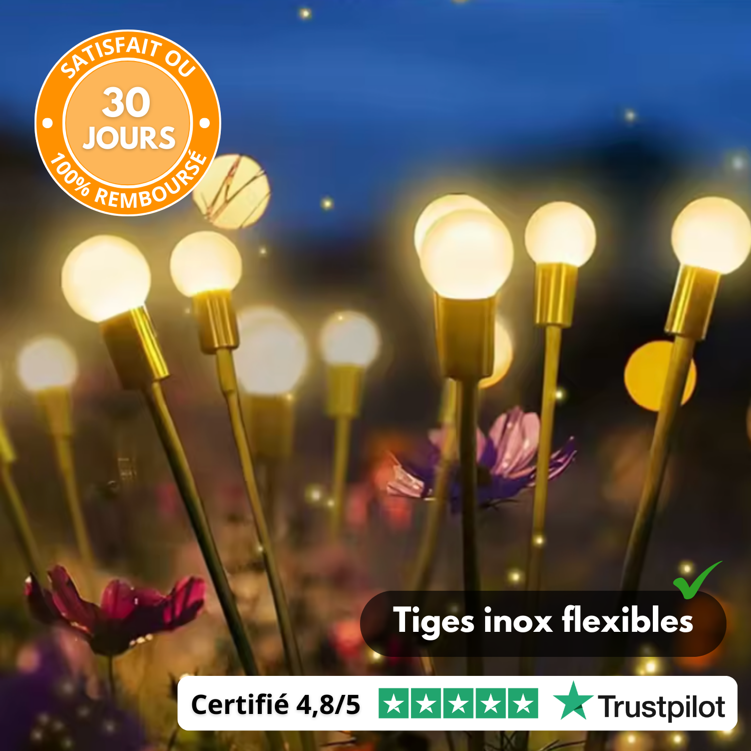 LuciLight™ – Lampe Solaire Lucioles Premium