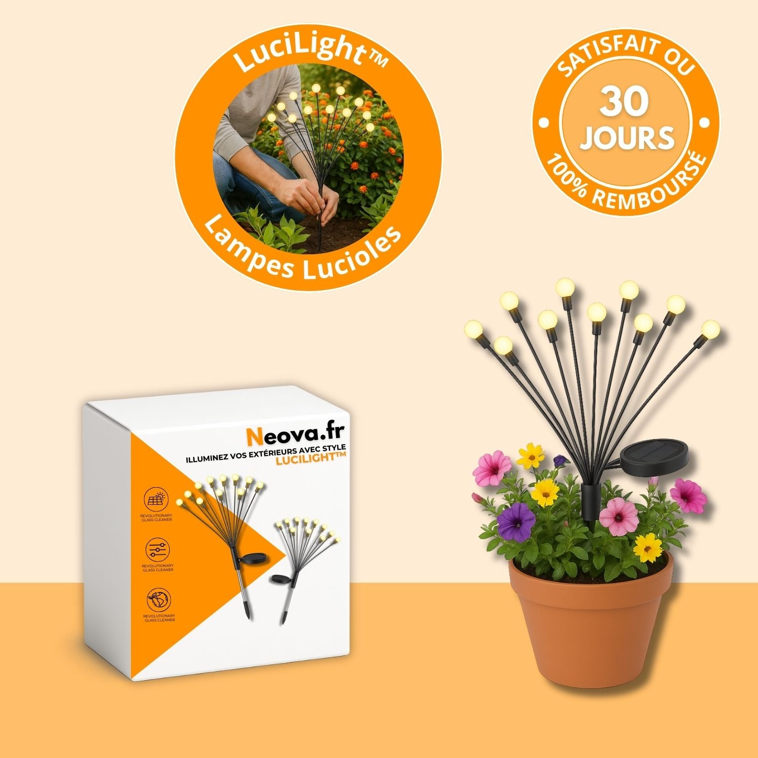 LuciLight™ – Lampe Solaire Lucioles Premium