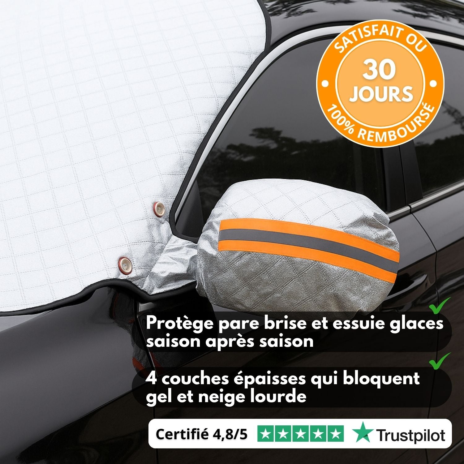 G90 PRO™ – Le bouclier certifié qui protège votre voiture du froid et du gel
