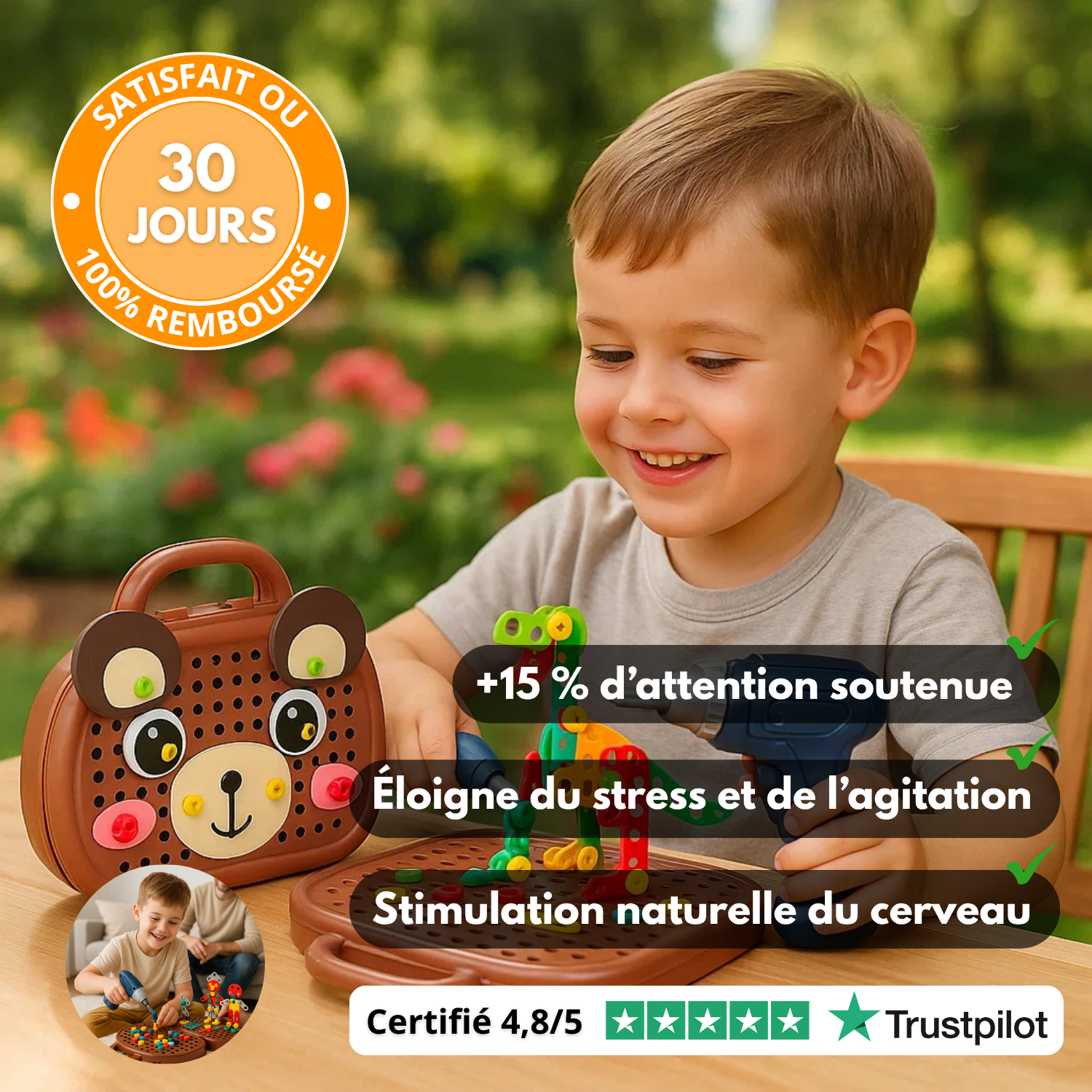 Atelier Ourson – Offrez à votre enfant l’envie de construire et d’apprendre.