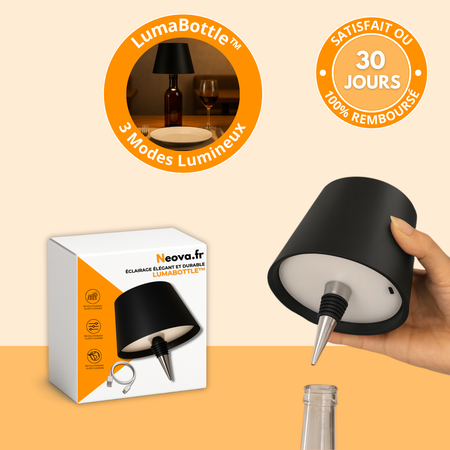 Lampe décorative étanche pour bouteilles
