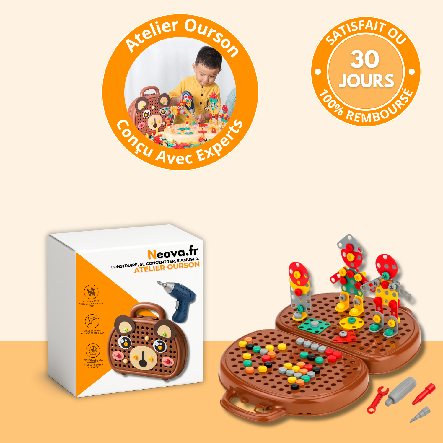 Atelier Ourson – Offrez à votre enfant l’envie de construire et d’apprendre.