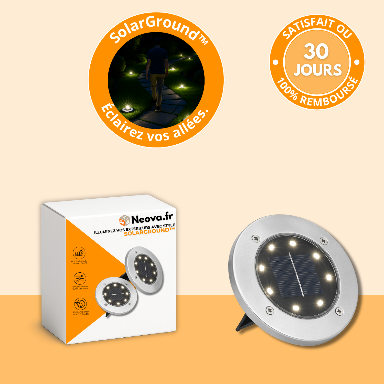 SolarGround™ – Spots Solaires Enterrés ÉcoDesign