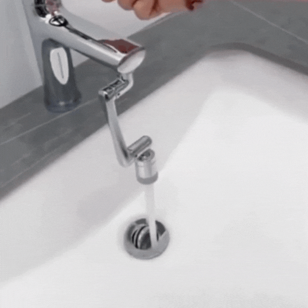 Adaptateur G17 PRO – Extension de robinet rotative 1080° à double jet