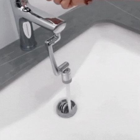 Adaptateur G17 PRO – Extension de robinet rotative 1080° à double jet