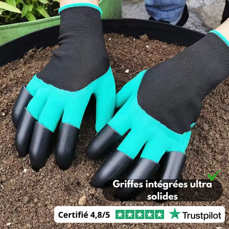 Griff’Garden™ – Gants de Jardin Griffe Intégrée