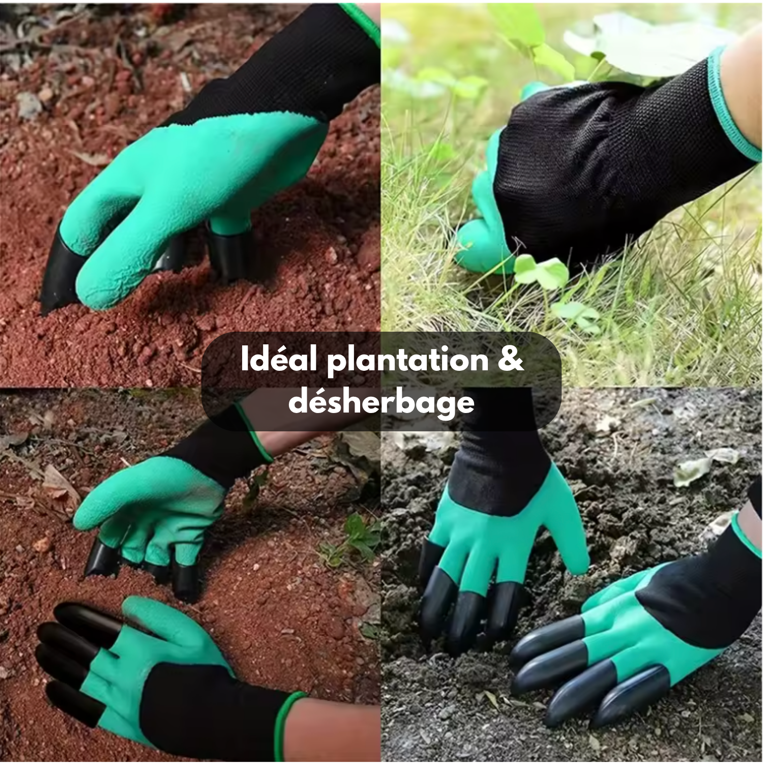 Griff’Garden™ – Gants de Jardin Griffe Intégrée