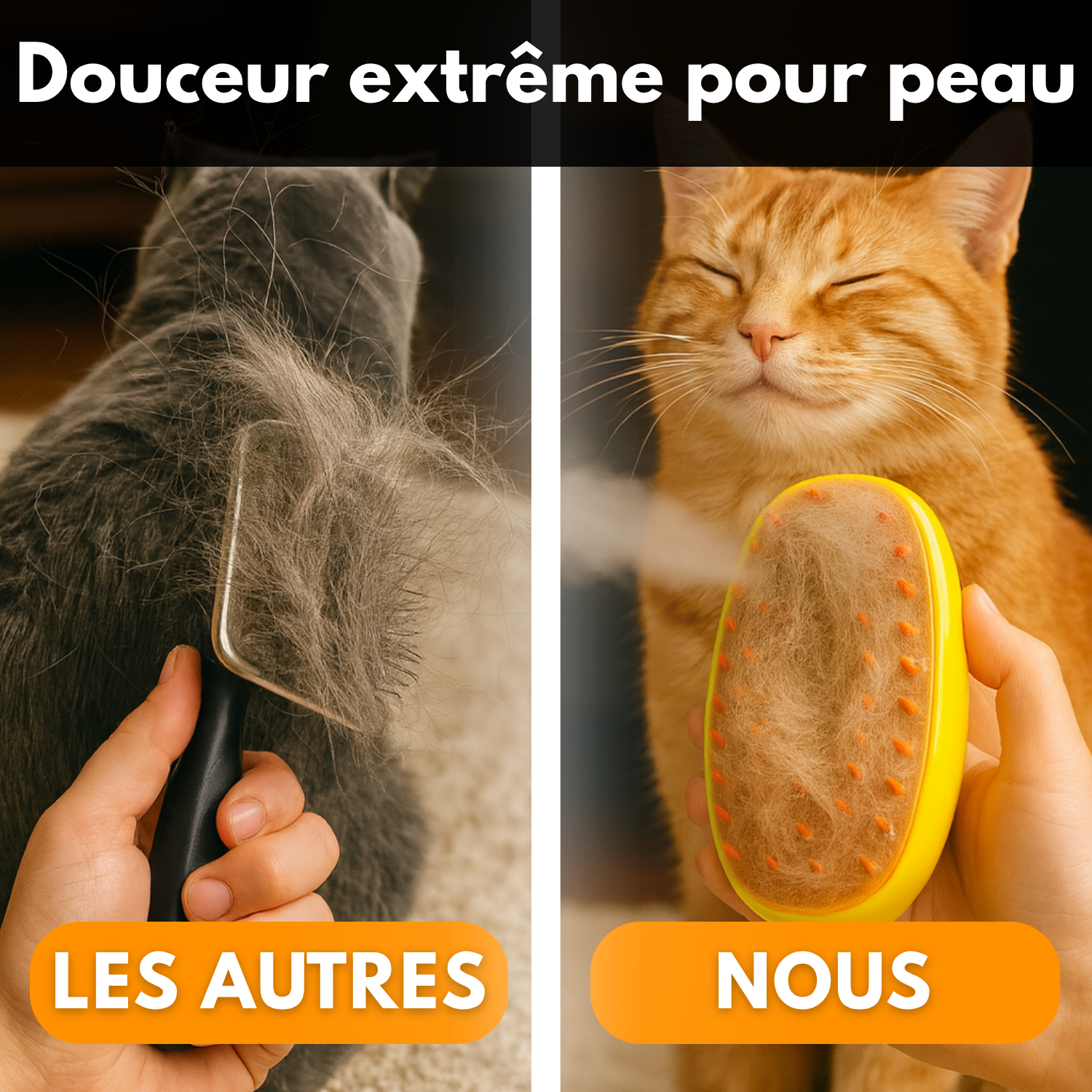 PetSpaBrush™ – Brosse Massage & Pulvérisation 3-en-1