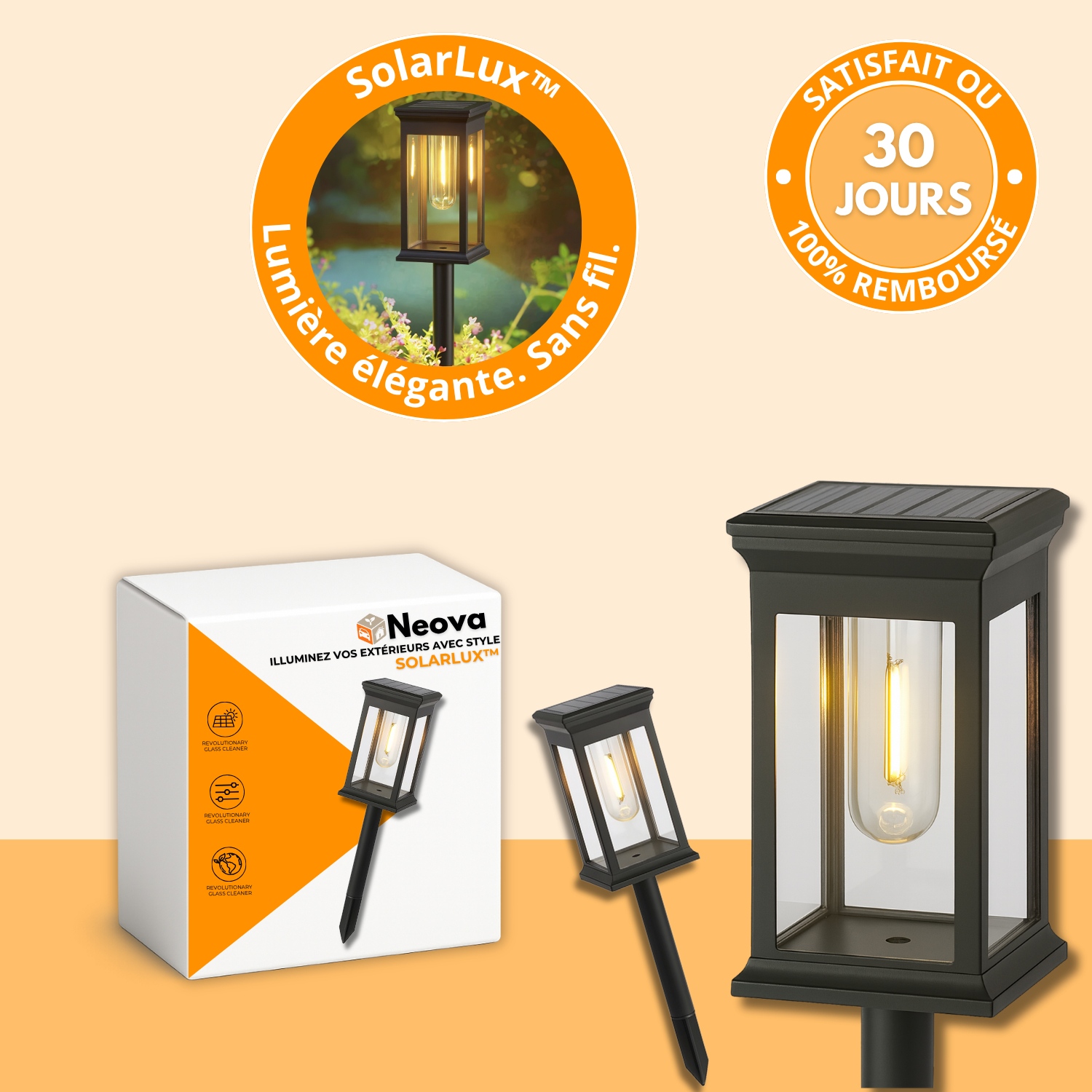 SolarLux™ – Bornes Solaires Élégance Jardin